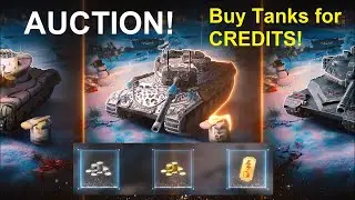 💥🔨НОВЫЙ аукцион в WoT Blitz! 🔥 За кредиты, билеты или золото берите!