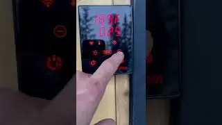 How to operate our Almost Heaven Sauna w/ Smart panel to our Harvia 9kW heater at Skiers Right Lodge