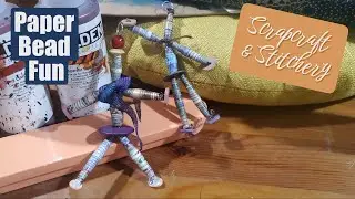 I Love Crafting These Adorable Paper Bead Dolls