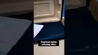 cognizant laptop #unboxing | Jan CSD training started  #trending #shorts #video #viral #laptop