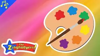 Learn Colors for Kids | Blue by The Zinghoppers | Learn Your Colors