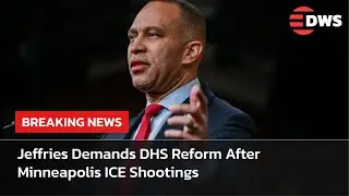 BREAKING: Hakeem Jeffries Blasts ICE & Homeland Security | Capitol Hill Press Conference | AC15