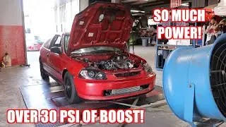 Our AWD Turbo Civic Build Hits The Dyno!