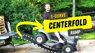 Cargosmart Hybrid S-Curve Centerfold Ramp Review || Safely Loading &mdash; Unloading Snowblower Tractor