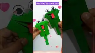 DIY Cute Paper Snake | Adorable Snake Made by My Little Crafter! #shorts #youtubeshorts #shortsfeed