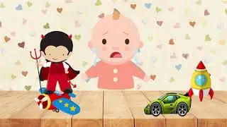 Bad Baby Crying and Learn Toy/ / yaramaz bebekler