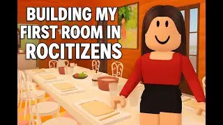 Starting My Rocitizens House🏠 | One Room Build⚒️