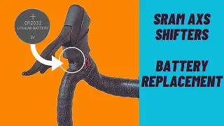 Замена батареи переключателя передач SRAM AXS