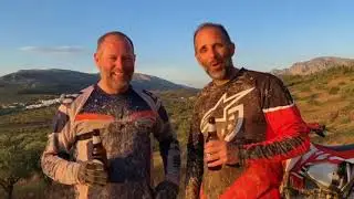 Gary and Tom's weekend in Spain  Day 2 @ Dirt Bike Holidays Spain 🇪🇸 | Trail Ride with Scenic Views