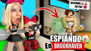 ESPIANDO CASAS 🏡en BROOKHAVEN con mi HERMANITO 👦 (ROBLOX)