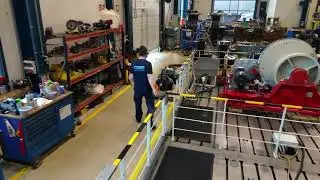 Drone footage at Testing Facility of GBS International