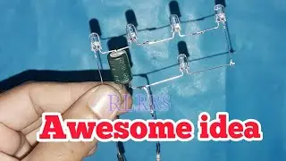 How to make flashing LED lights using 220V AC current/smart electronics projects