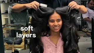 Soft layer with long hair length | tutorial | Leyer cut | long layers | trending hair cut for female