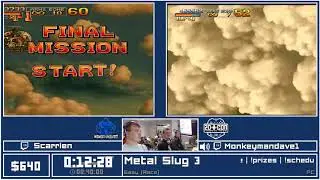 Midwest Speedfest 2018 - Metal Slug 3 Easy Race by MonkeyManDave and Scarrien