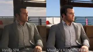 GTA V Enhanced PC Vanilla SDR vs Visual V + Renodx HDR