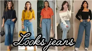 JEANS EN DIFERENTES ESTILOS DE MODA EN ESTÉ 2026 OUTFITS JEANS 👖