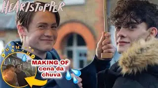 Bastidores das cenas entre Nick e Charlie. KIT CONNOR e JOE LOCKE em HEARTSTOPPER.