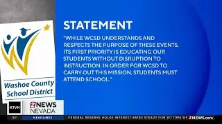Washoe County School District responds to possible upcoming student protest walkouts