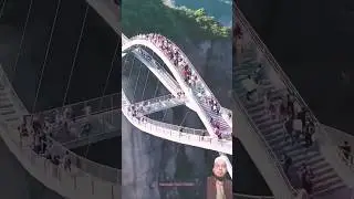 China&rsquo;s Most Dangerous Bridge 😱🇨🇳 | Would You Dare to Cross? #travel #shorts