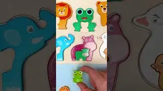 🐶 Baby Animal Secrets! Fun Learning for Kids 🎉 #animals #easy #shorts