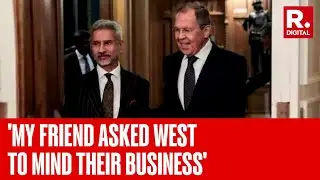 Russian Foreign Minister Praises S Jaishankar For His Statements On India's Oil Purchase from Russia
