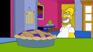 Homer Vs G&acirc;teau (Fan animation Zeurel) French version