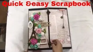 SCRAPBOOK DIY HANDMADE quick & easy
