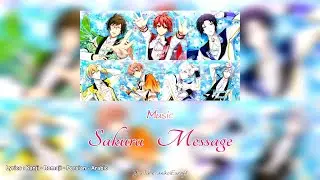 IDOLISH7 - Sakura Message - Lyrics [ kan / rom / per / arabic ]