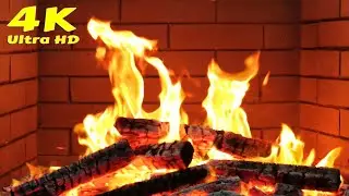 🔥 Fireplace Warm the Atmosphere Winter. Relaxing Fireplace Crackling Sounds. Fireplace Mind Therapy