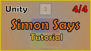 Unity: Simon Says Tutorial | 4/4