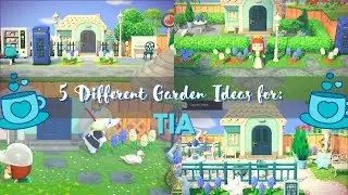 ACNH: Villager yard/garden ideas: TIA