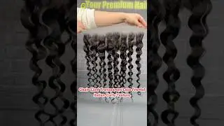 Ghair 13x4 Transparent Lace Closure Italian Curly 14-20&rdquo; Length 100% Human Hair for wholesale/Retail