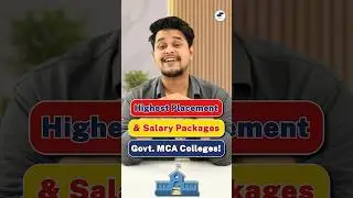 💯Best Placement Govt. MCA Colleges 2024💰Best MCA Placement & Salary🤑#shorts #mca #mcacolleges