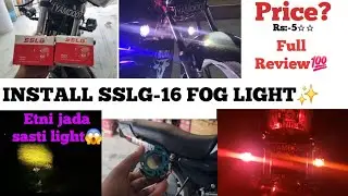 💯SPLENDOR MODIFIED| ✅️INSTALL SSLG-16 FOG LIGHT✨️ IN SPLENDOR| PRICE❓️| FULL REVIEW