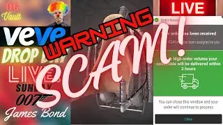 VeVe is a SCAM Drop Day LIVE - ANOTHER James Bond 007 Blind Box FAKE NFTs Drop! VeVe LOVES Trump