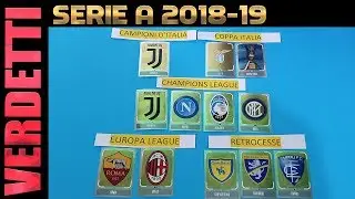 ⚽ VERDETTI SERIE A 2018-19 CON LE FIGURINE PANINI!