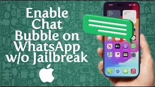 How to Enable WhatsApp Chat Bubbles on iPhone and iPad Without Jailbreak