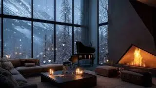 Firelight Keys | Cozy Fireplace Piano Music for Relaxing, Studying and Sleeping