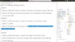 How to use DATESMTD | DATESQTD | DATESYTD functions in power bi | DAX | part 18