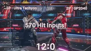 1P Ultra Tachyon(8K) vs 2P GP2040 - Input Lag Test