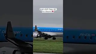 🇳🇱✈️🇳🇴 KLM Cityhopper Embraer 175 Takeoff from Amsterdam to &Aring;lesund | KL1157