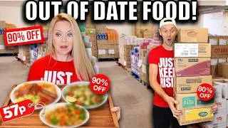 OH NO! We ONLY ate OUT-OF-DATE DISCOUNTED food for the ENTIRE DAY! Rogers money saving challenge