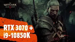 RTX 3070 Gaming X Trio + i9 10850K The Witcher 3 FPS Test