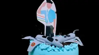 Fondant cake.. #fondanttoppers #fighterplanes #cake