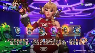 Overwatch 2 Cozy Juno Skin Showcase Gameplay