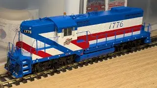 Sound and light function test - Athearn Genesis GP18 C&NW 1776 with custom ESU Loksound install