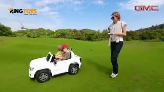 Licensed GMC Sierra 24V 2 Seater Kids Ride On Car With Remote Control