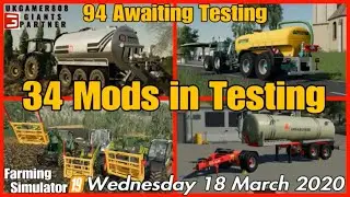 Giants Forum Mods in Testing Farming simulator 19 ITS BACK