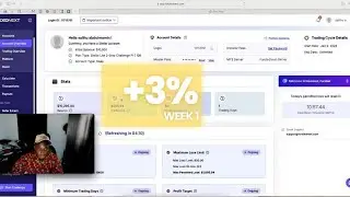 Up 3% on FundedNext &ndash; My First Weekly Trade Recap