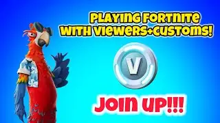 Playing FORTNITE With VIEWEWRS!!!